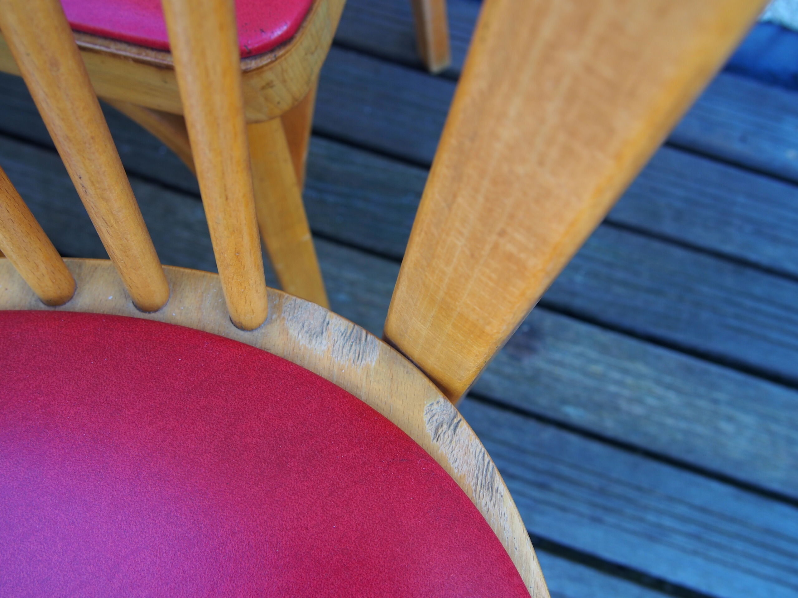 6 bistro Baumann chairs