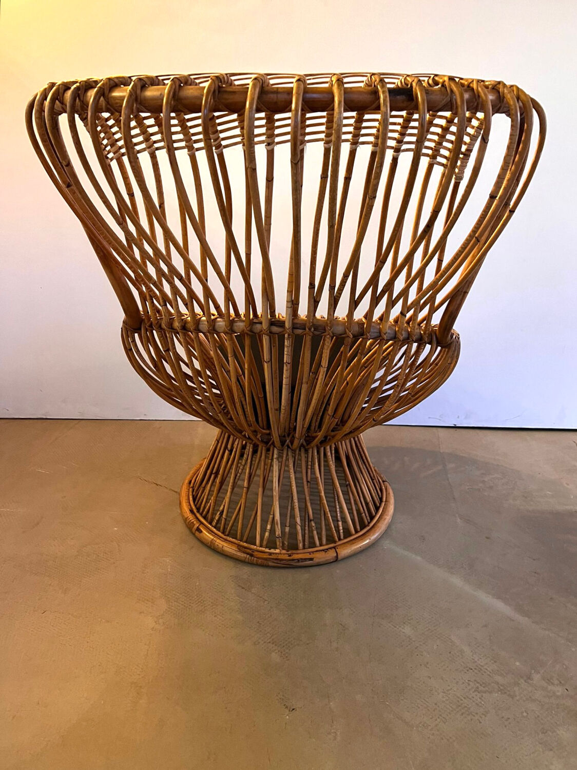 Pair of "Margherita" armchairs by Franco Albini edit by Bonacina