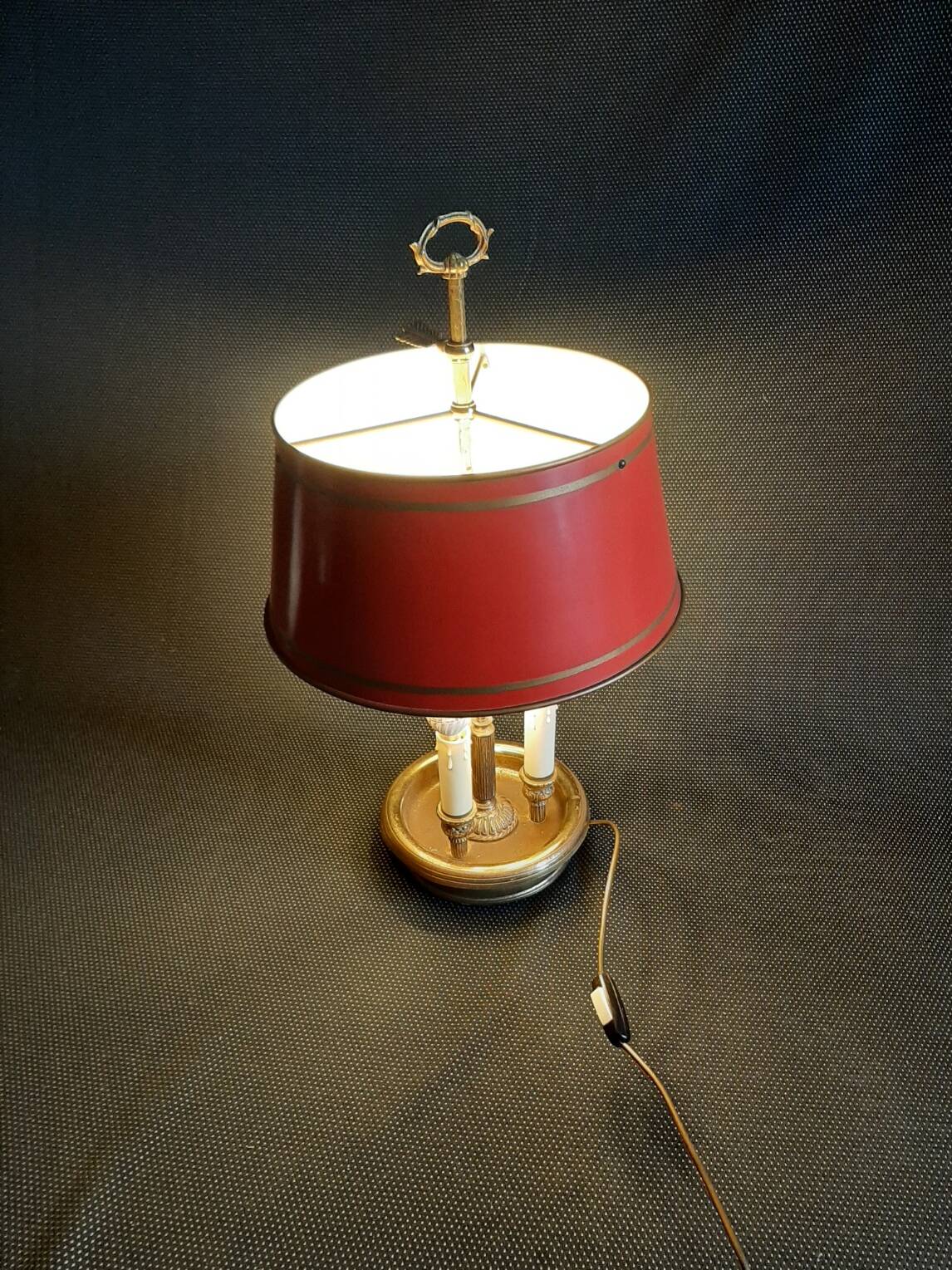 Old bouillotte lamp