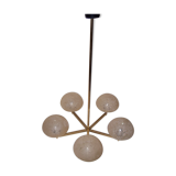 Mushroom chandelier - 60s - 70s