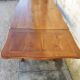 Table de ferme Louis XV en merisier 1900 pied de biche - 2m65
