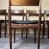 Set of 6 Henry Rosengren Hansen Model 39 Dining Chairs Rosewood