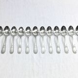 49-piece cutlery set in Louis XV silver-plated metal