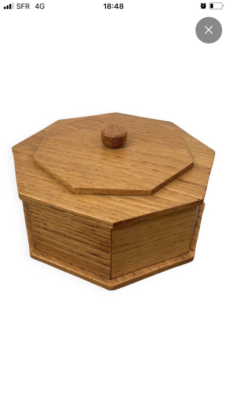 Boite bijoux bois artisanale