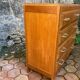 Vintage chest of drawers with compass feet