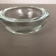 Murano heavy clear glass shell bowl, by Gino Cenedese Italy, 1960