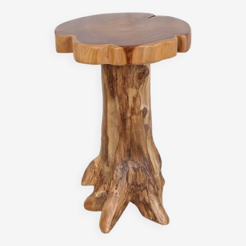 Natural teak tree root table 35x50 cm