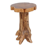 Natural teak tree root table 35x50 cm