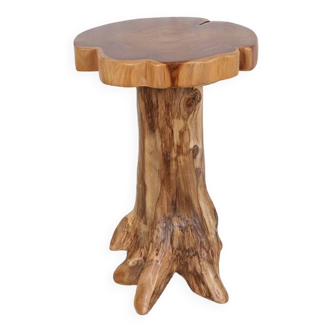 Table d'appoint en teck naturel 35x50 cm