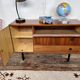 TV/ hifi cabinet in a row vintage modernist French 1960 LEGRAND DESIGN