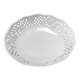 Openwork fruit bowl in white porcelain Form Marienbad Ingres Wei