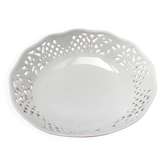 Coupe à fruits ajourée en porcelaine blanche Form Marienbad Ingres Wei