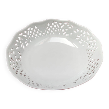 Coupe à fruits ajourée en porcelaine blanche Form Marienbad Ingres Wei
