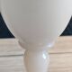 Vintage Italian White Nude Pink Opaline Soliflore Vase