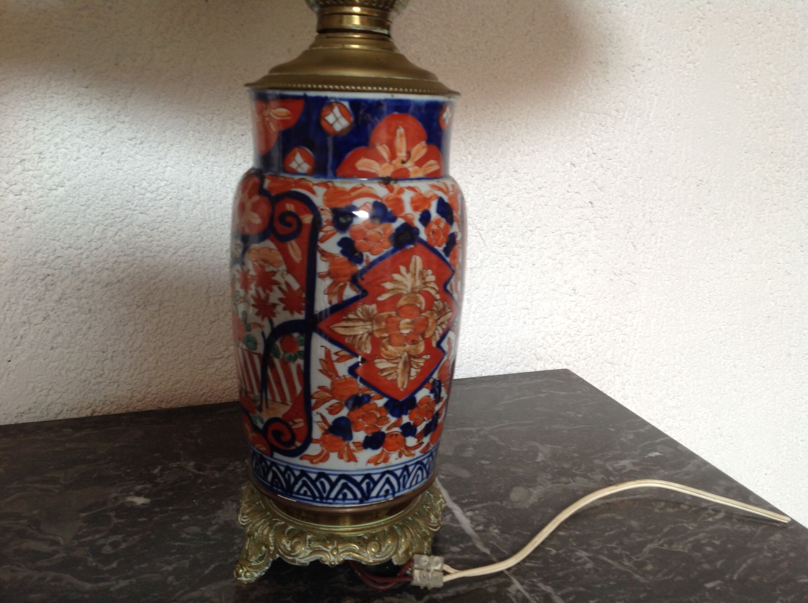 Pair of old Asian lamps