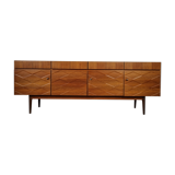 Scandinavian teak and walnut englade, 60s