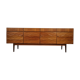 Scandinavian teak and walnut englade, 60s