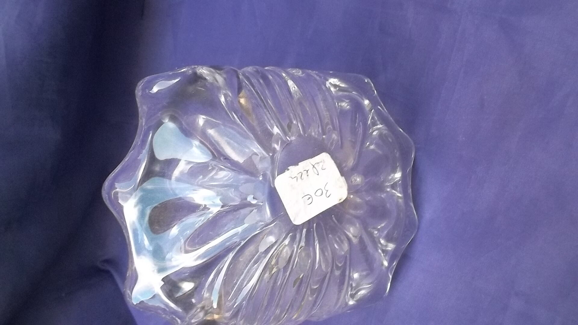 Glass pocket cup or vacuum