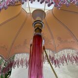 Lampe sur pied de verre