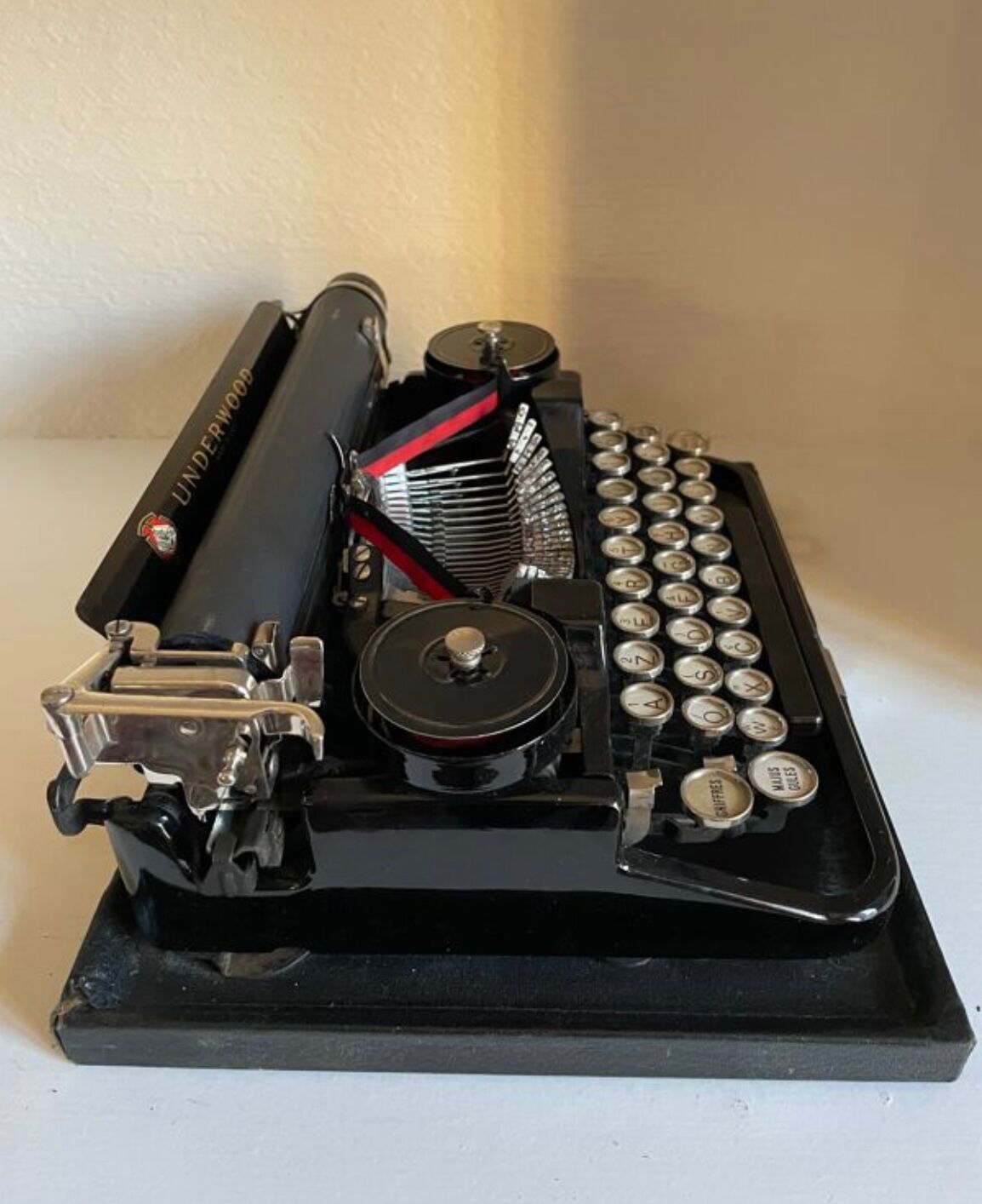 Machine à écrire Underwood portable