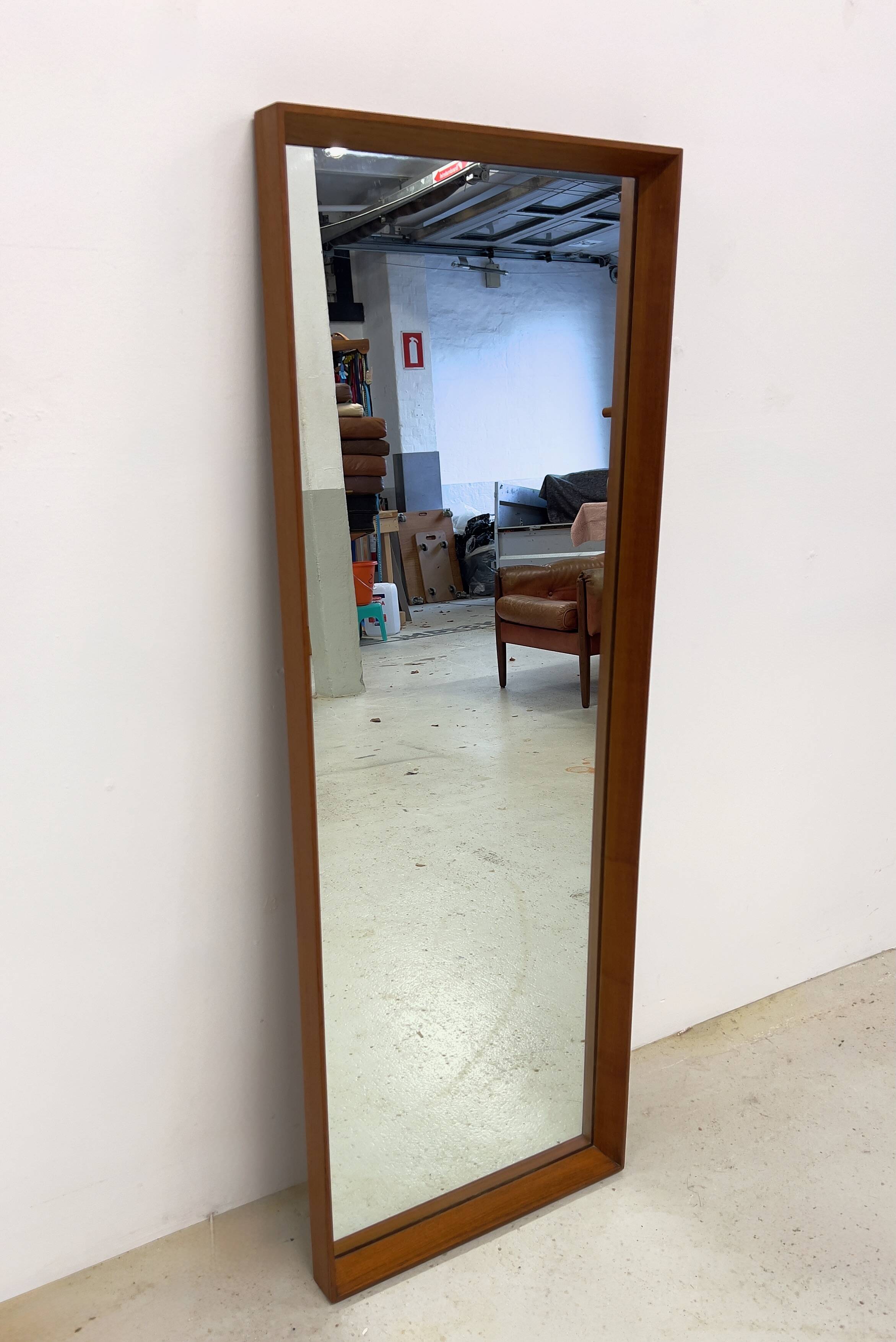 Long Teak Mirror, Aarhus Glasimport, nr. 341