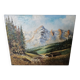 Tableau - Huile sur toile Vue de montagne Ambérieu en Bugey Signé Aimé Apul
