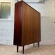 Omann Junior Scandinavian Vintage Mahogany Library, 60s