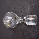 Pair of glass decanters