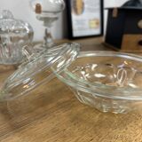 Glass sugar bowl