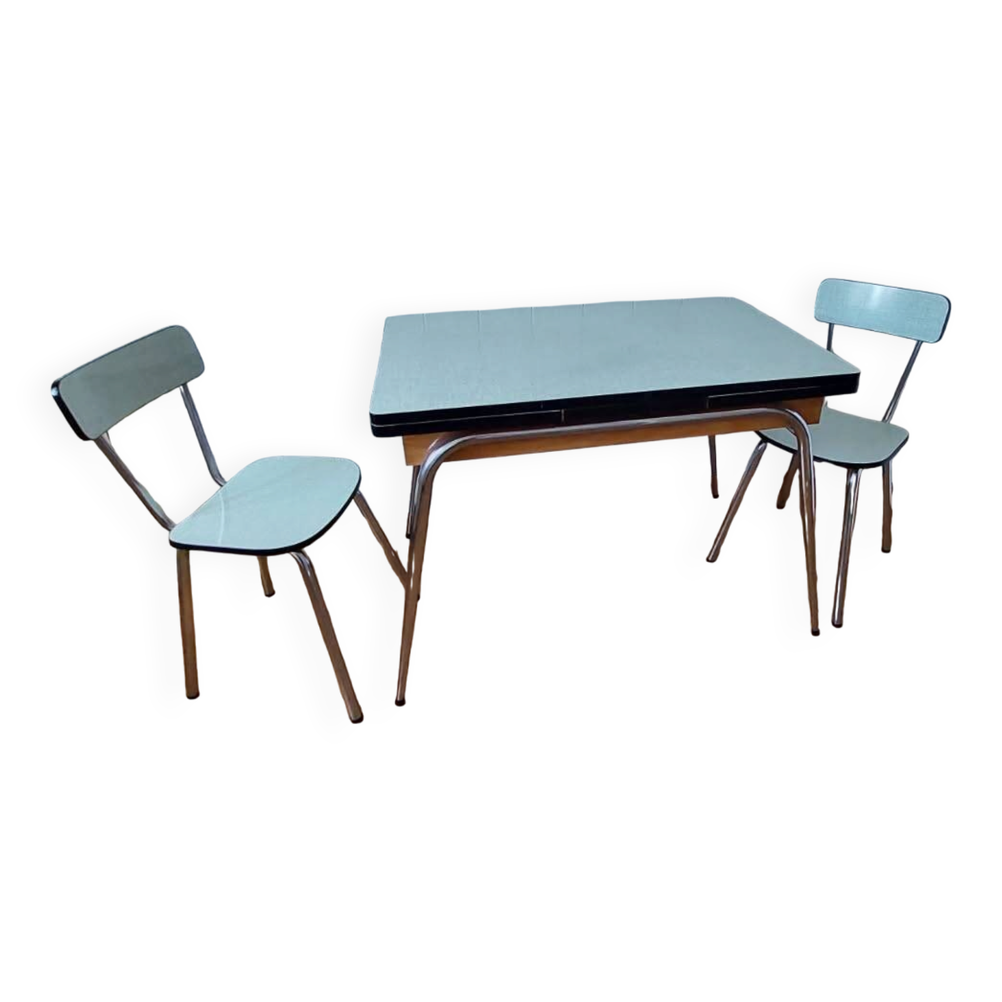 Vintage kitchen table and 4 chairs.