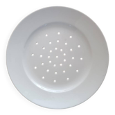 Porcelain draining plate