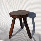 Wooden tripod stool