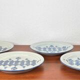 Mid-century German ceramic plates by Ceramano, 1960s, set of 4.
