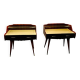 Comodini in legno, anni '60, set di 2