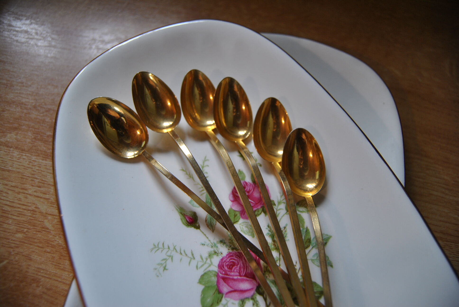 Lot of 6 small spoon long beginning XXeme