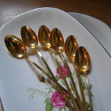Lot of 6 small spoon long beginning XXeme