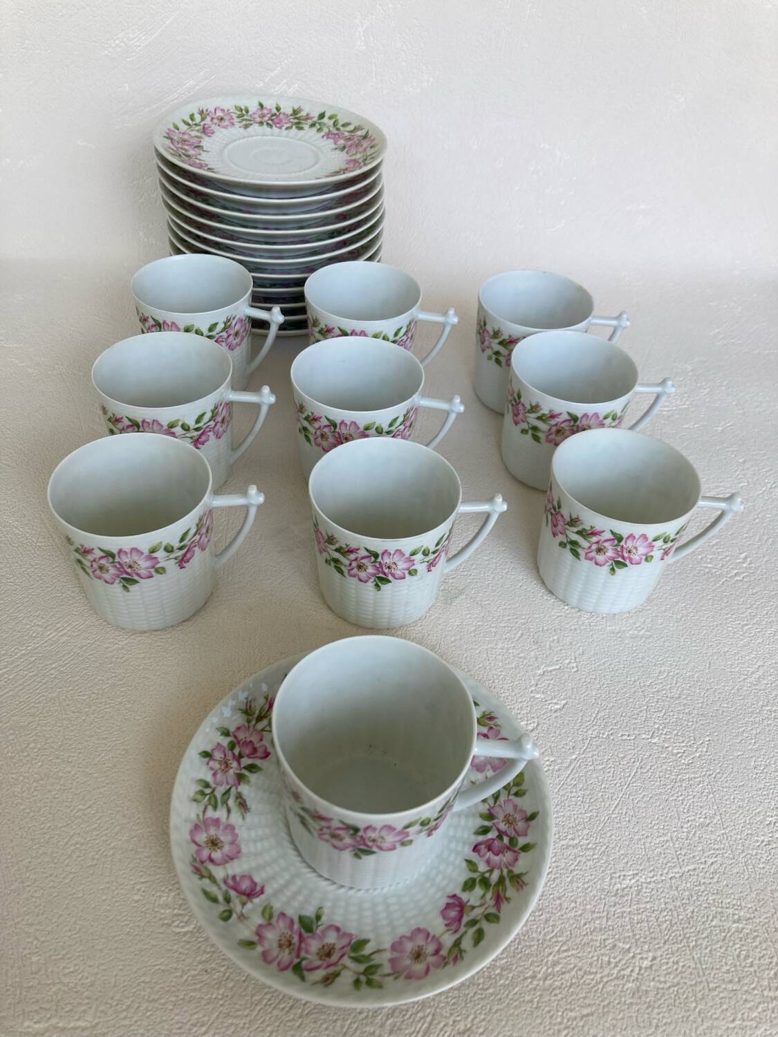 Charles Field Haviland Rosehip Coffee Set