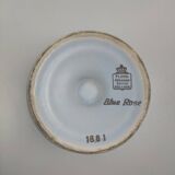 Vase Flora Keramiek Gouda Holland blue pink white 1881 Signed