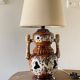 Lamp ceramic fat lava double lighting 70s