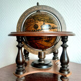 Vintage desktop world map