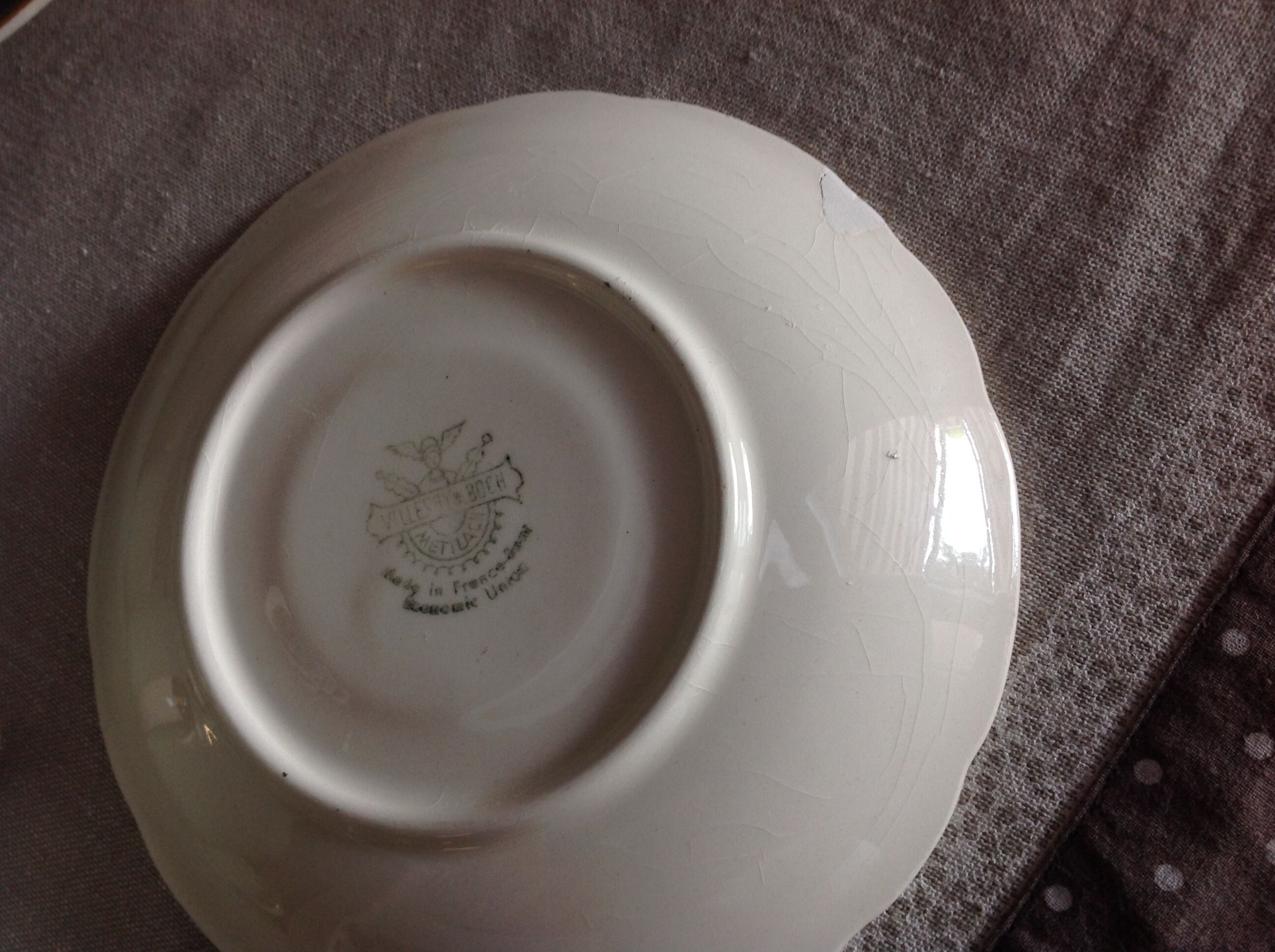 Peppermint coffee and dessert service / Villeroy - Boch / vintage 50-60