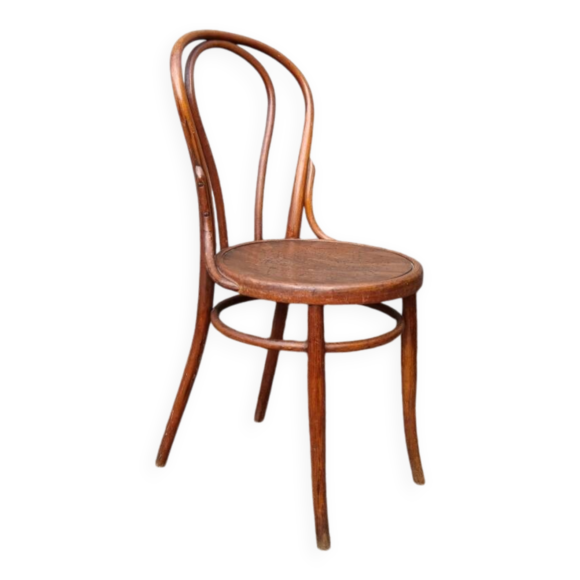 Bsitrot chair in curved wood signed J&J Kohn, Vienna 1930