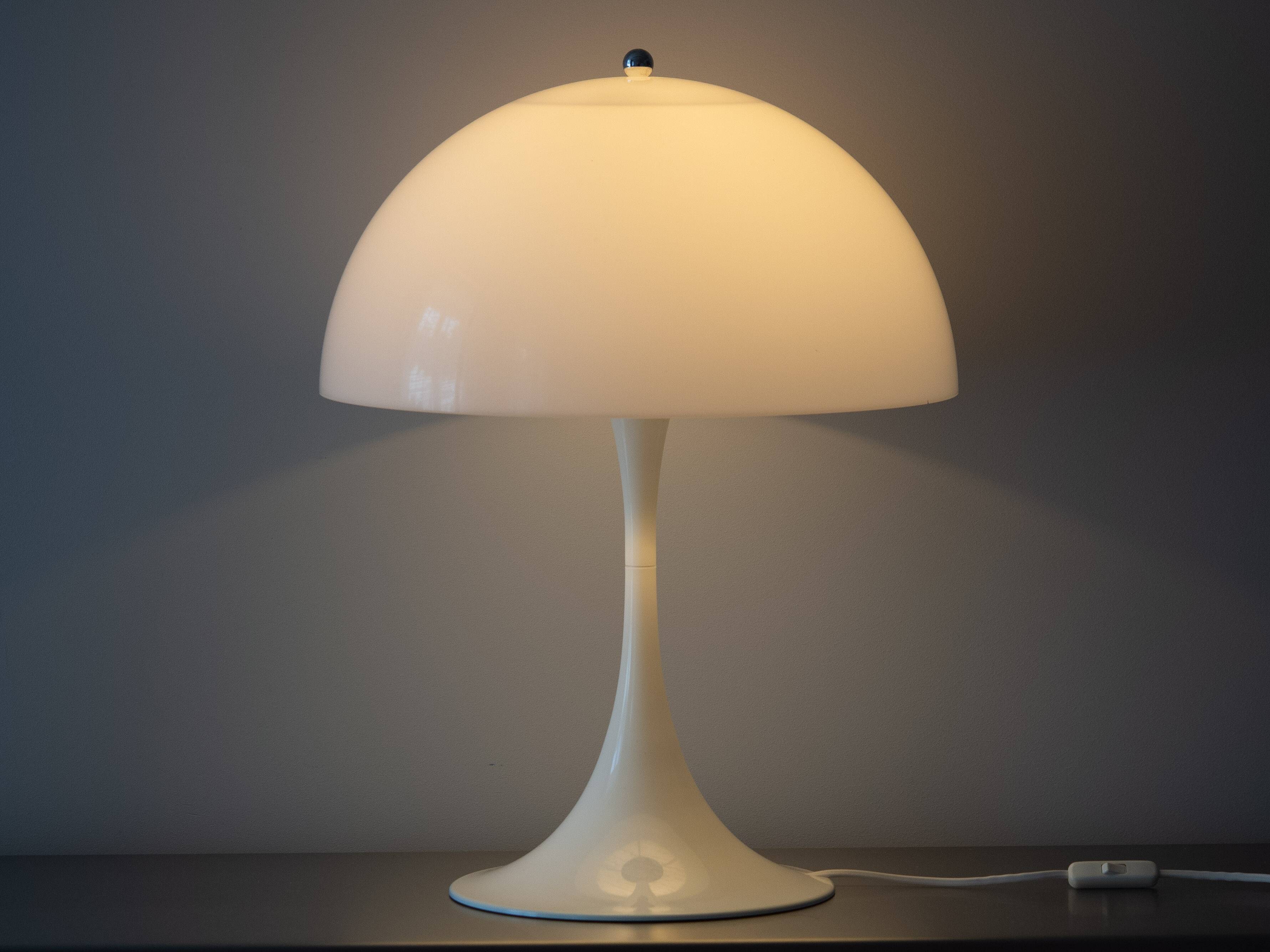 Lampe de table Panthella vintage danoise par Verner Panton, Louis Poulsen, 1971