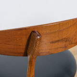 Mid century danish ch33 dining chairs by Hans J. Wegner for Carl Hansen & søn, set of 4