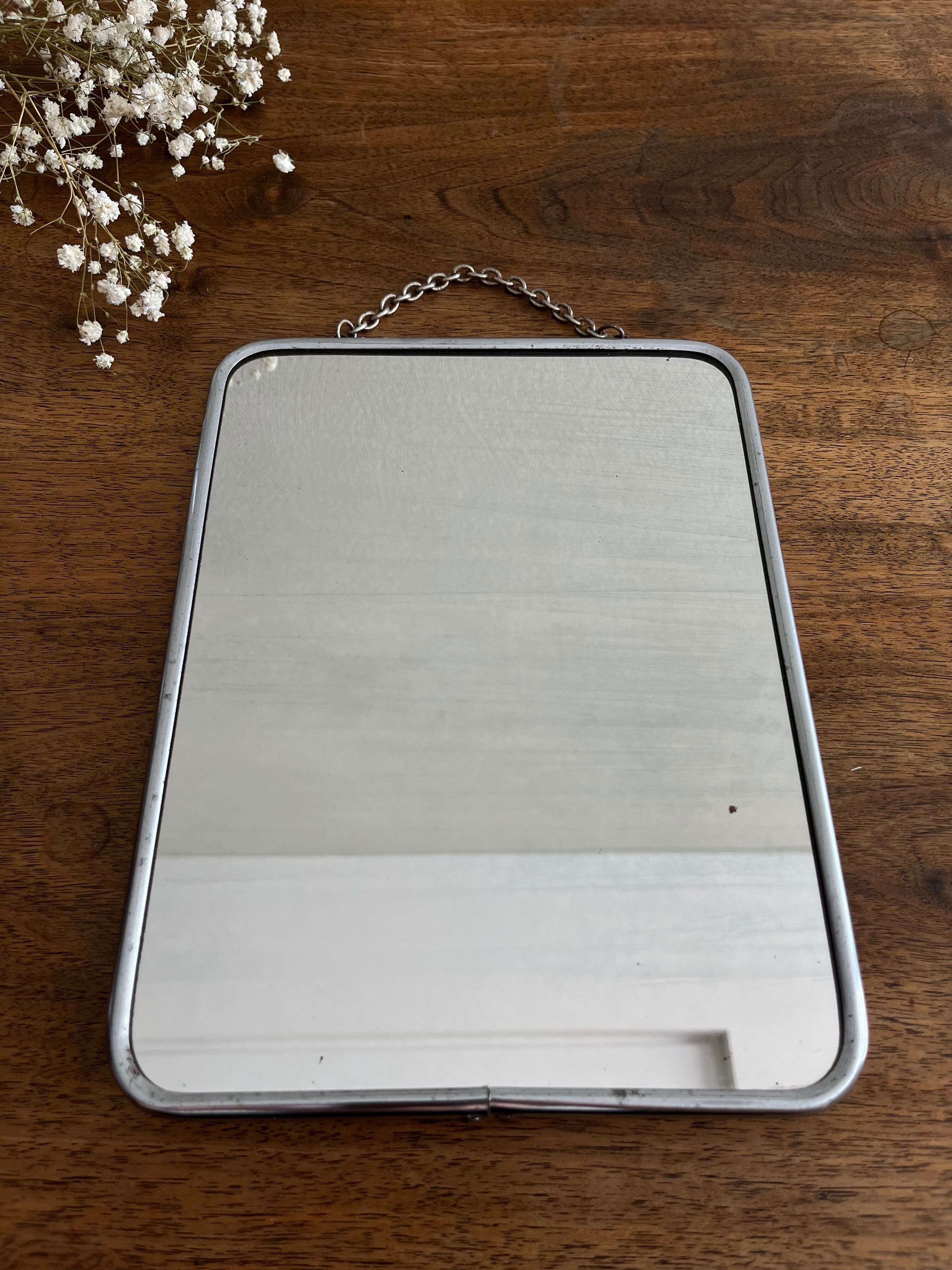 Barber mirror 34 x 18 cm