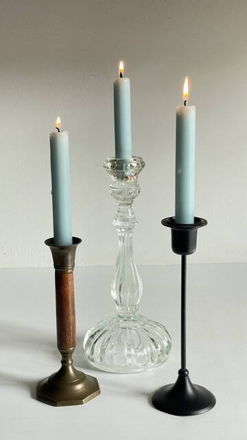 Chic Vintage Bougeoirs Trio
