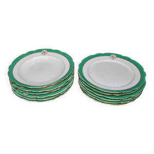 Porcelaine de Paris lot - plates assiettes