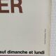 Original poster exhibition Venezia Henri Landier Paris 1988