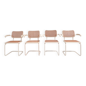 ensemble de 4 chaises - 1980