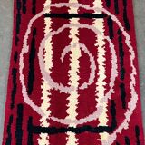 Rug danish design 60s 70s 90x180cm